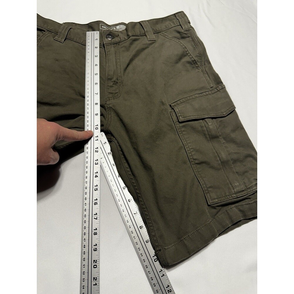 Carhartt Relaxed Fit Cargo Shorts 10" Inseam Green Men’s 34 Workwear 103542 217 - Picture 8 of 12